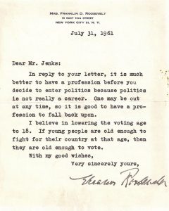 Eleanor Roosevelt Made the Greatest Generation Great